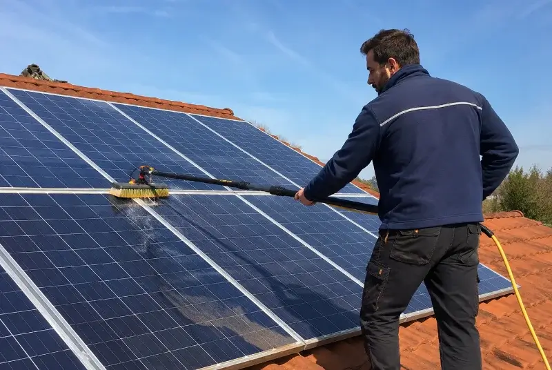 Nettoyage et entretien de panneaux solaires à Pézilla-de-Conflent